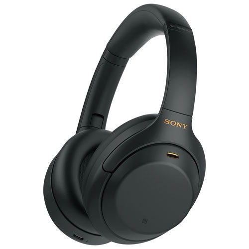 Sony WH-1000XM4 耳罩式降噪蓝牙耳机 - 黑色