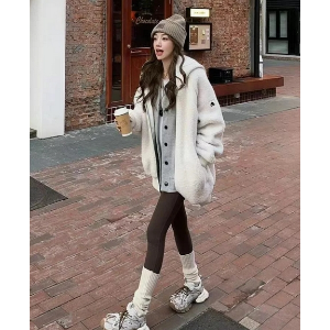 HOLLAND 摇粒绒连帽夹克