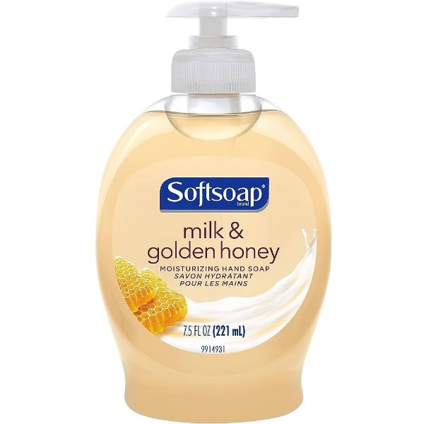 Softsoap 蜂蜜牛奶洗手液 221ml 滋滋顺滑滋养手部肌肤