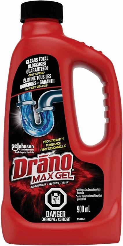 Drano Max下水道强力疏通液 900毫升