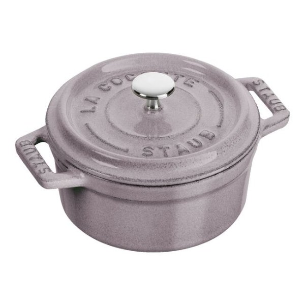 Staub La Cocotte 250 毫升铸铁圆形迷你 cocotte，樱花