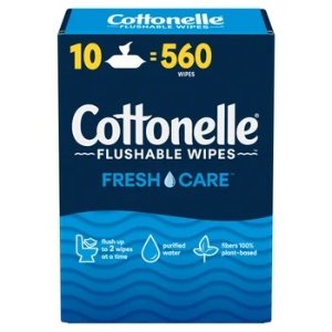 Cottonelle比亚马逊便宜湿厕纸 560抽