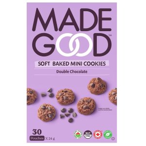 MadeGood 双重巧克力迷你软曲奇 30包 每包热量120卡