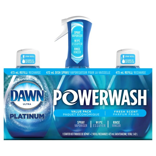 Dawn Platinum Powerwash 洗碗喷雾