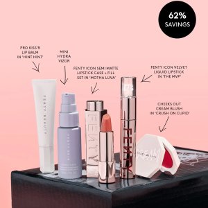 Fenty Beauty 封面套装$77(值$205) 流光唇釉3件套$39