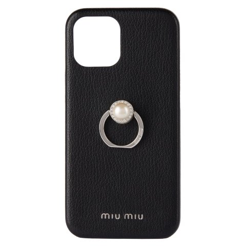 黑色 Madras Pearl Ring iPhone 12 Pro Max 手机壳