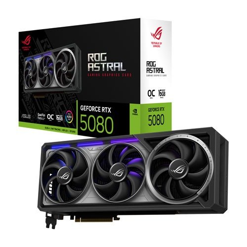 华硕ROG Astral GeForce RTX 5080 16GB显卡
