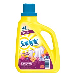 $6/桶 (原$8.97)Sunlight 浓缩洗衣液1.84L 45次装 清晨清新香味