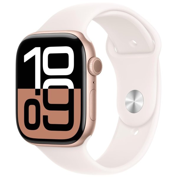 Apple Watch Series 10 浅粉+玫瑰金 GPS 42mm