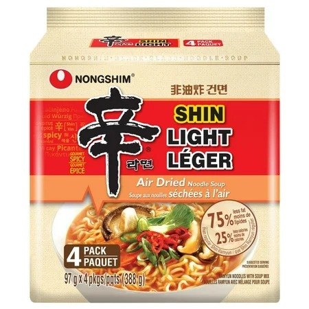 Nongshim Shin Light 97g x 4 非油炸面饼