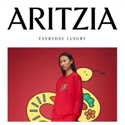 本命年必看！Aritzia 蛇年限定上新 华裔设计师有没有戳到你的心趴？