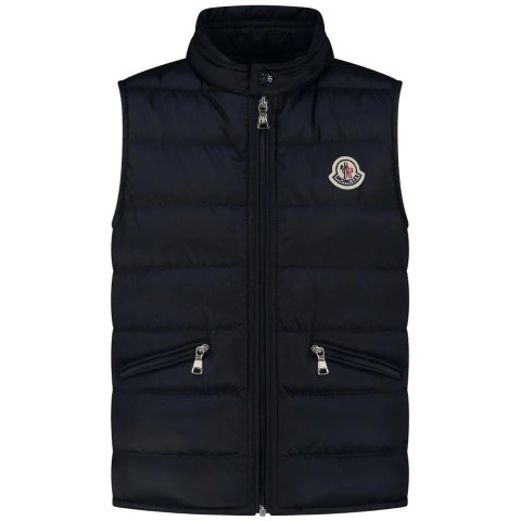 Moncler Enfant Gui 徽标贴片衬垫马甲 – Cettire