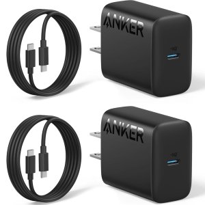 Anker 25W USB C 超快充头 + 5ft线 2套装 便宜冲！