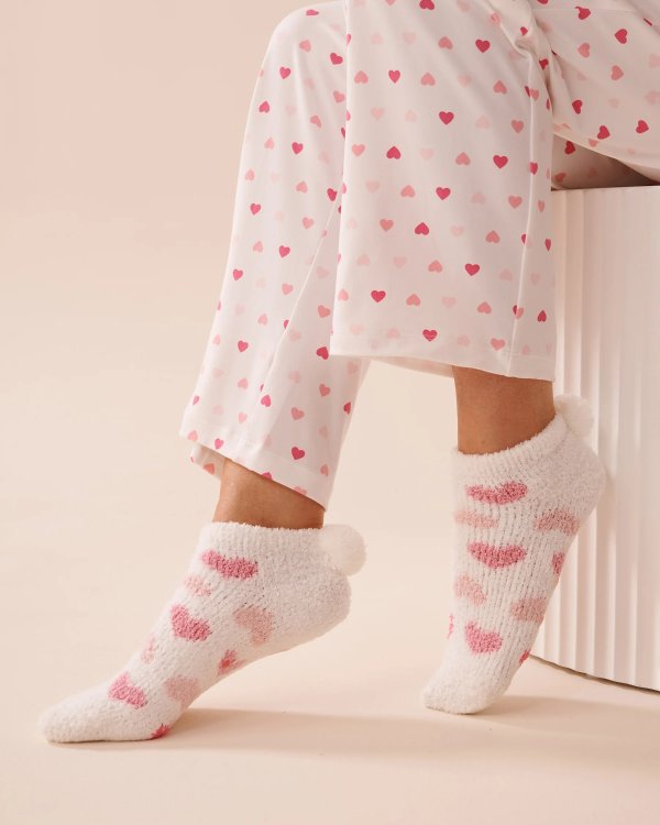 Pompom Soft Plush Socks