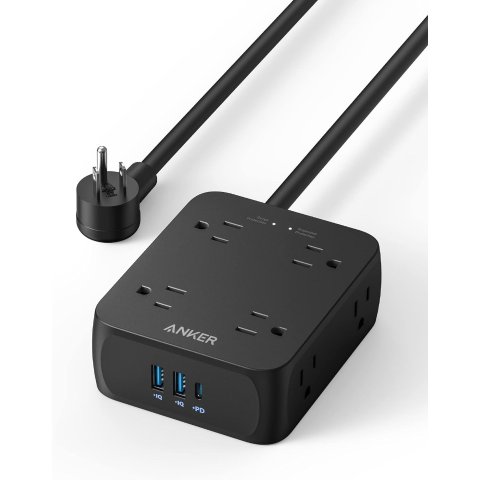 Anker 桌搭收纳排插 11 合1设计 手机快充更便捷！