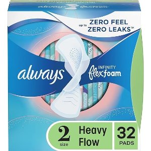 Always 护舒宝 日用卫生巾 32片x2盒 带护翼防侧漏