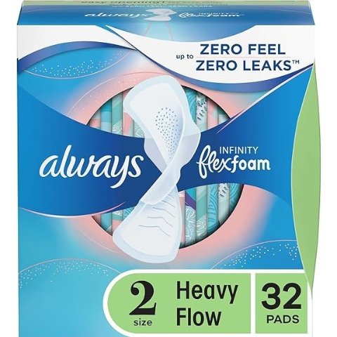 Always 护舒宝 日用卫生巾 32片x2盒 带护翼防侧漏