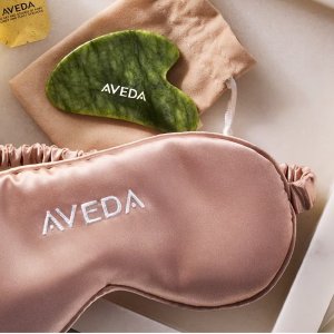 清仓7折+送封面眼罩+刮痧板Aveda 出行季必带🌈小瓶迷迭香身体乳$9、甜杏樱桃沐浴露$11