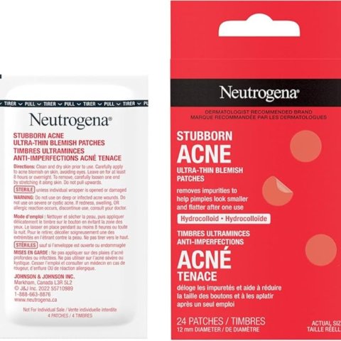 24片👉现$10.60 (shoppers售价$17.99)近期低价❗️Neutrogena 痘痘贴 可轻松消除顽固痤疮➕超低敏配方