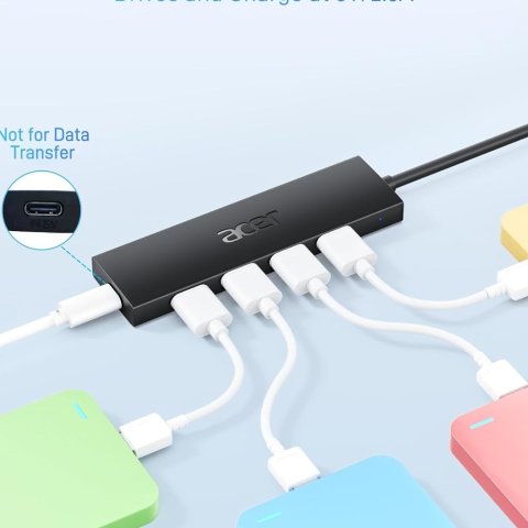 Acer USB Hub 3.0 多端口超薄分线器 兼容多设备