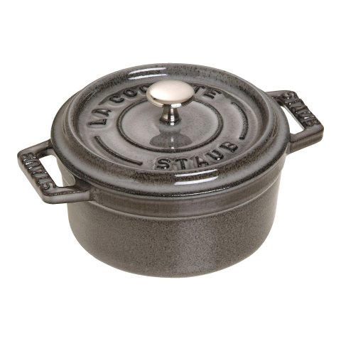 Staub La Cocotte 250 毫升铸铁圆形迷你 cocotte，樱花