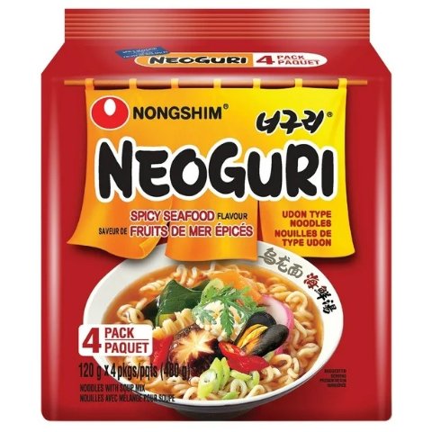 Nongshim Neoguri  120g x 4 辣海鲜面