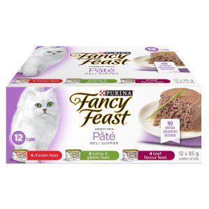 Fancy Feast 混合猫罐头 12罐装 细腻慕斯口感🐱爱吃