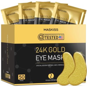 Maskiss 24k金眼贴 50对 改善细纹/浮肿/黑眼圈 补充胶原蛋白