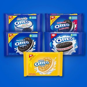 OREO 家庭分享装奥利奥 双料夹心、金黄脆饼干多口味