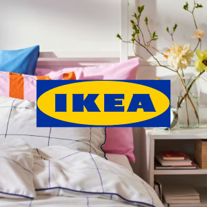 IKEA 舒适床品大促 碎花被套+枕套$25 清爽被$12🛏