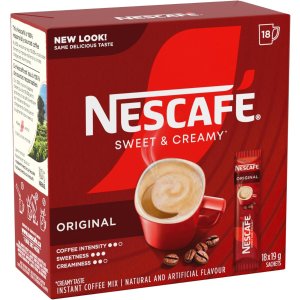 Nescafé 雀巢香甜奶油速溶咖啡 18包 随手囤一盒