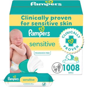 💥史低价💥：Pampers帮宝适无香型宝宝湿巾 1008抽 柔软亲肤