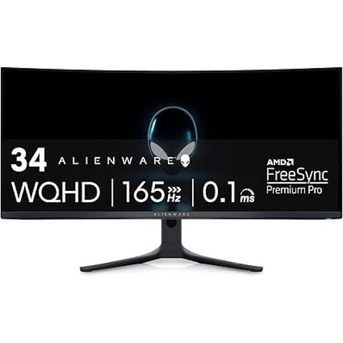 Alienware 34 英寸曲面 QD-OLED 游戏显示器 - AW3423DWF 