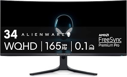 Alienware 34 英寸曲面 QD-OLED 游戏显示器 - AW3423DWF 