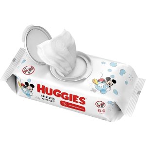 🥬白菜价🥬：Huggies 婴儿湿巾 无香型，1包 64片