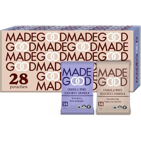 MadeGood mini燕麦球 24g (28 Count) 