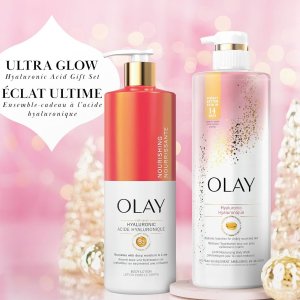 Olay 玻尿酸高级沐浴露 591mL + 玻尿酸身体乳液 502mL