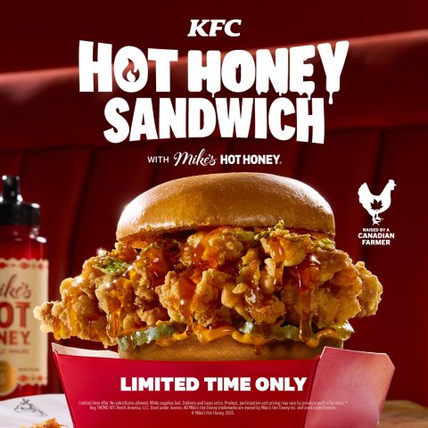 🍔限时供应！必须尝鲜>>KFC 肯德基新品➖辣蜂蜜炸鸡堡 能超越韩式🌶️甜辣风味吗