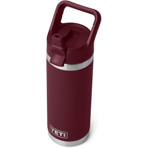 YETI Rambler 18oz 不锈钢保温拎拎杯 野藤红色