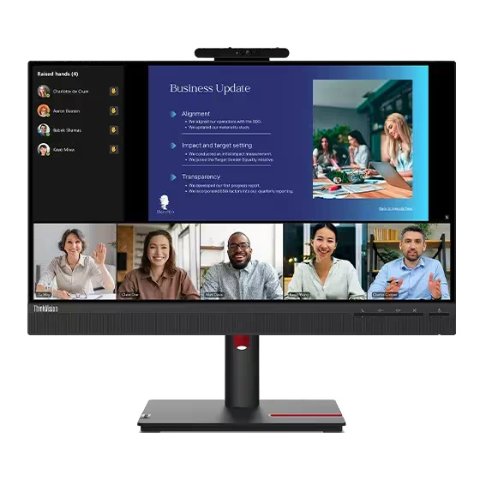 ThinkVision 24寸显示器带摄像头 