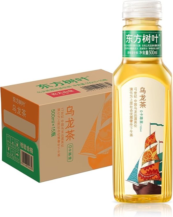 东方树叶 乌龙茶 500ml*15瓶