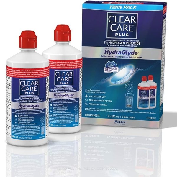 CLEAR CARE 隐形眼镜护理液2瓶 360ml