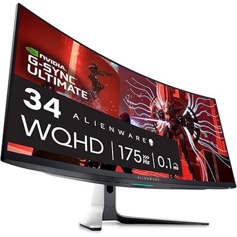 AW3423DW 34.18寸 量子点OLED 曲面屏 3440x1440 175Hz, 1800R Curvature, 0.1ms gtg