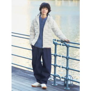 Uniqlo男士连帽面包服