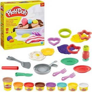 💥史低价💥：Play-Doh 早餐玩具橡皮泥套装 翻转煎饼好好玩