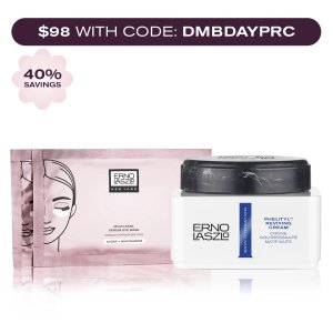 Erno Laszlo6折！折扣码DMBDAYPRC豆腐面霜Pro50ml+精华眼膜*2