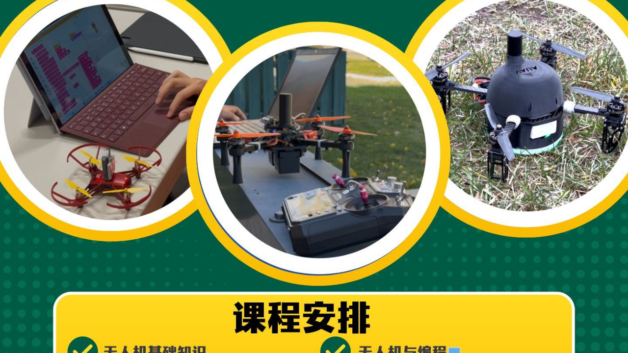  多伦多 6-12年级青少年 无人机夏令营开班招生啦