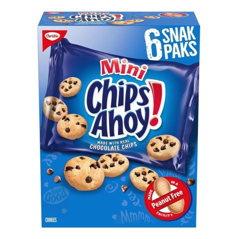 $2.16(Org$3.28)补货：Chips Ahoy 趣多多 迷你巧克力曲奇 无花生 156g