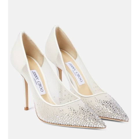 Jimmy ChooLove 100钻面高跟鞋