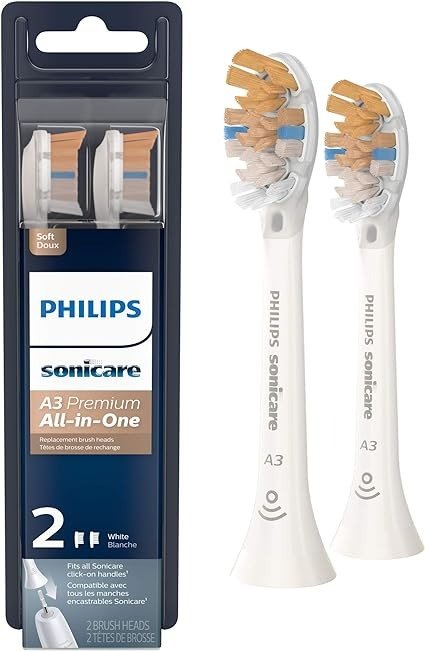 Philips Sonicare A3替换刷头x2 白色